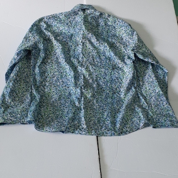 Jared Lang Pastel Watermark Regular Fit Long Sleeve Shirt Size L - Picture 6 of 13